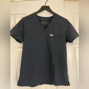 Figs Night Sky grey limited edition Catarina scrub top size small